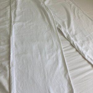 NWOT High-Waisted Linen-Blend Wide-Leg Pants for Women